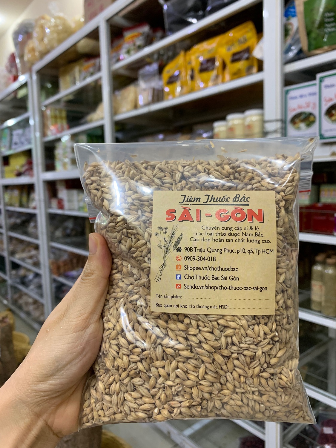 [HCM]TIỂU MẠCH HỮU CƠ 100Gram Tiệm Thu.ốc Bắc Sài Gòn