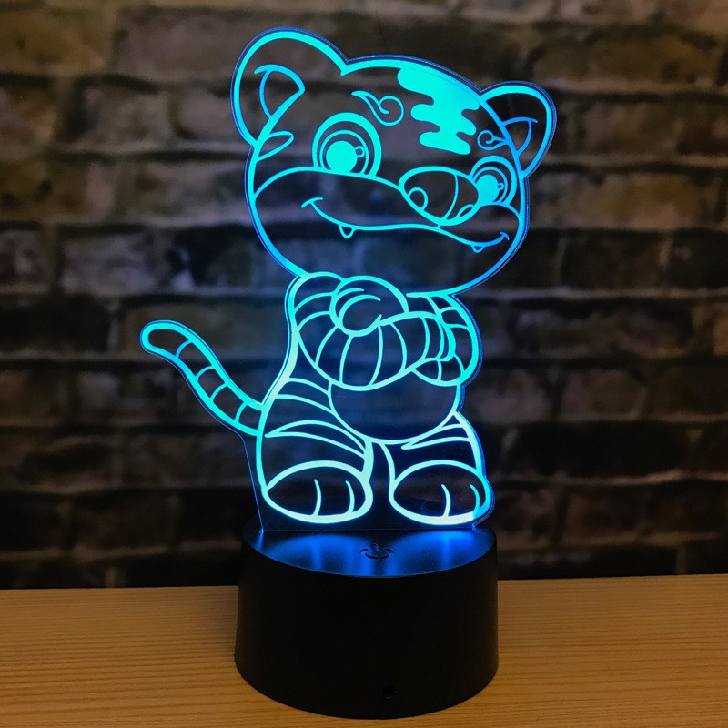Đèn ngủ 3D 12 con giáp - đèn trang trí