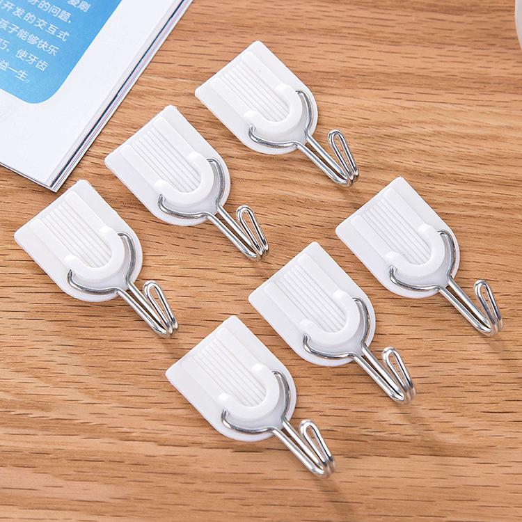 [HCM]Móc Dán Tường Cho Vật Dụng Nhẹ - Vỉ  6 Cái