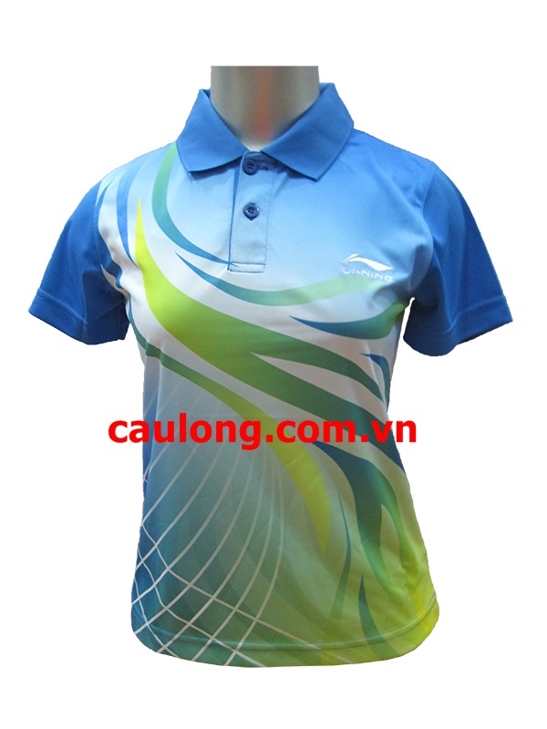Áo Cầu Lông Nữ Cổ Bâu Lining B18006