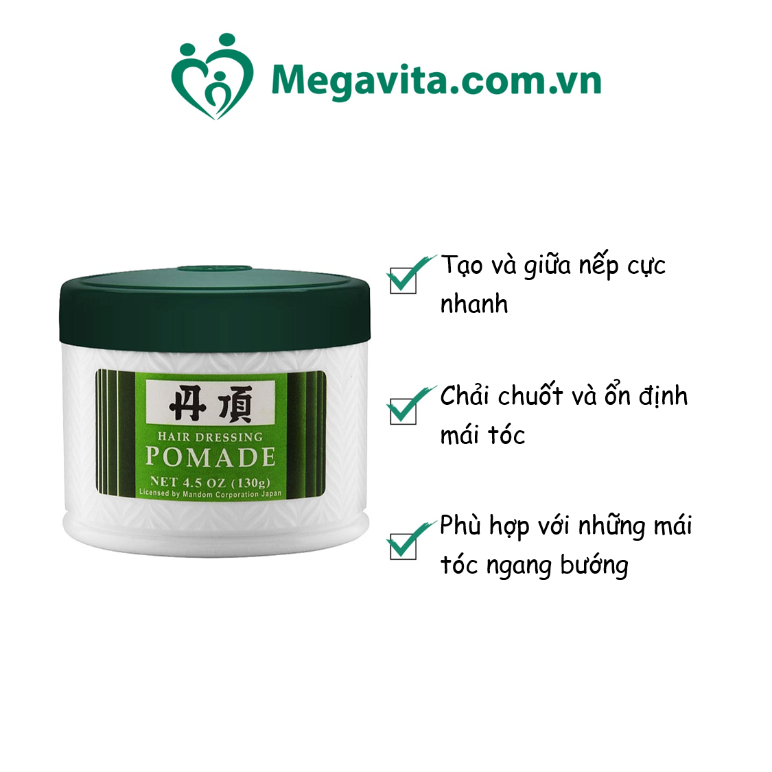 Gel Vuốt Tóc Tancho Pomade 130g