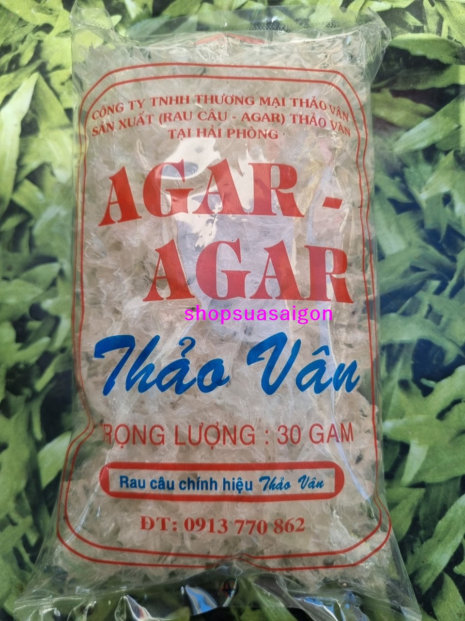 [Combo 10gói x 30g/gói] Rau câu sợi ngắn THẢO VÂN