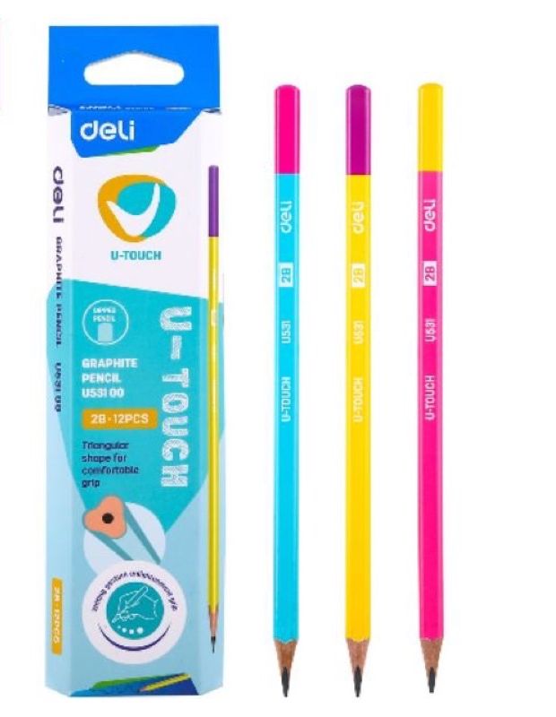 Hộp 12 cây bút chì gỗ eu53100 - deli