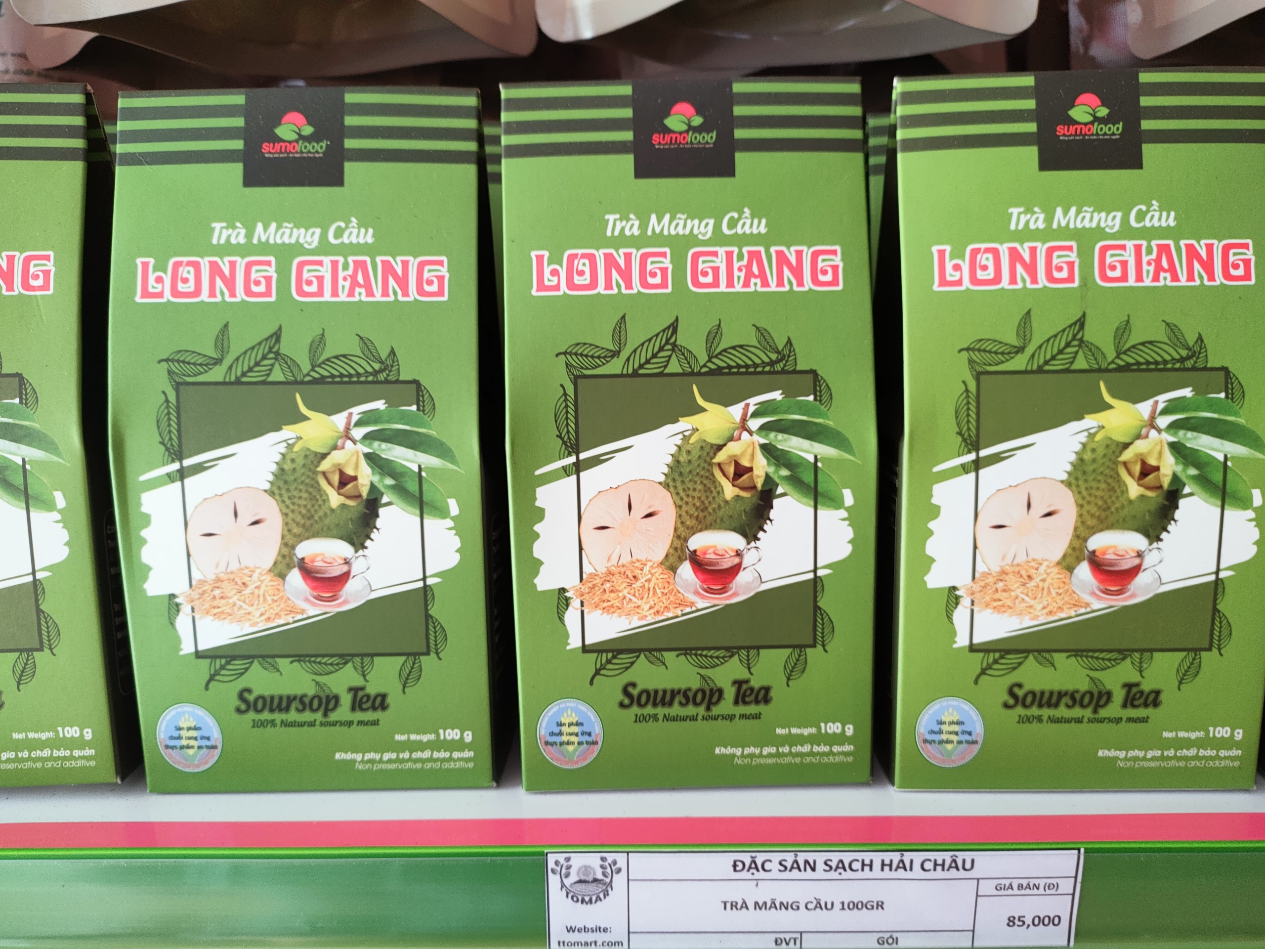 Trà mãng cầu Long Giang 100gr