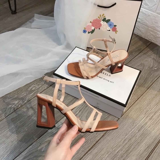 Dép quai hậu , dép dây , gót 5p