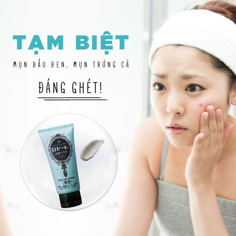 Sữa Rửa Mặt Bùn Khoáng Rosette Nhật Bản 120g