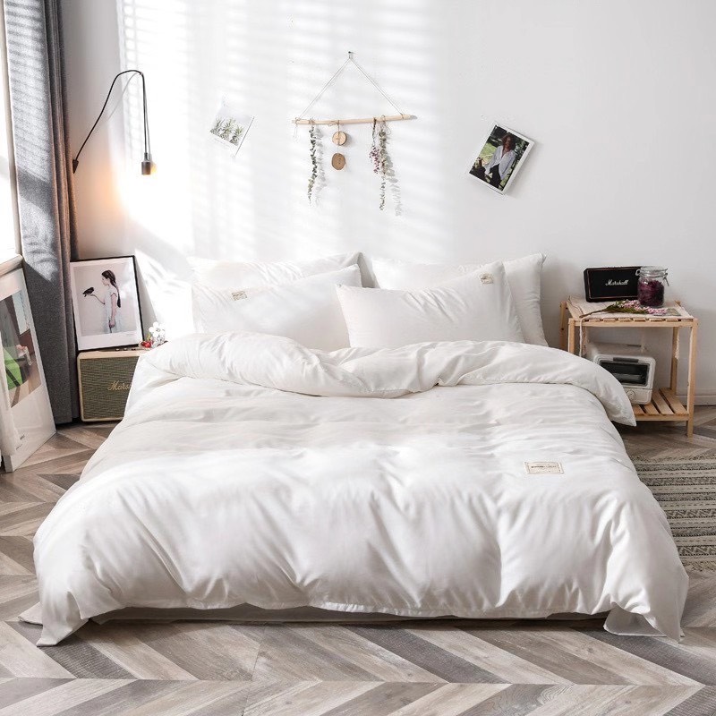 BỘ CHĂN GA GỐI Cotton tici, bộ drap nệm dành cho khách sạn, hotel đủ màu full size 1m, 1m2, 14, 1m6, 1m8, 2m2.