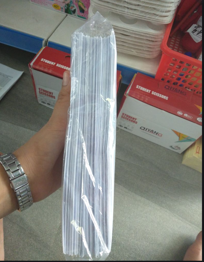 Bì thư trắng 12x22 xấp 100 cái
