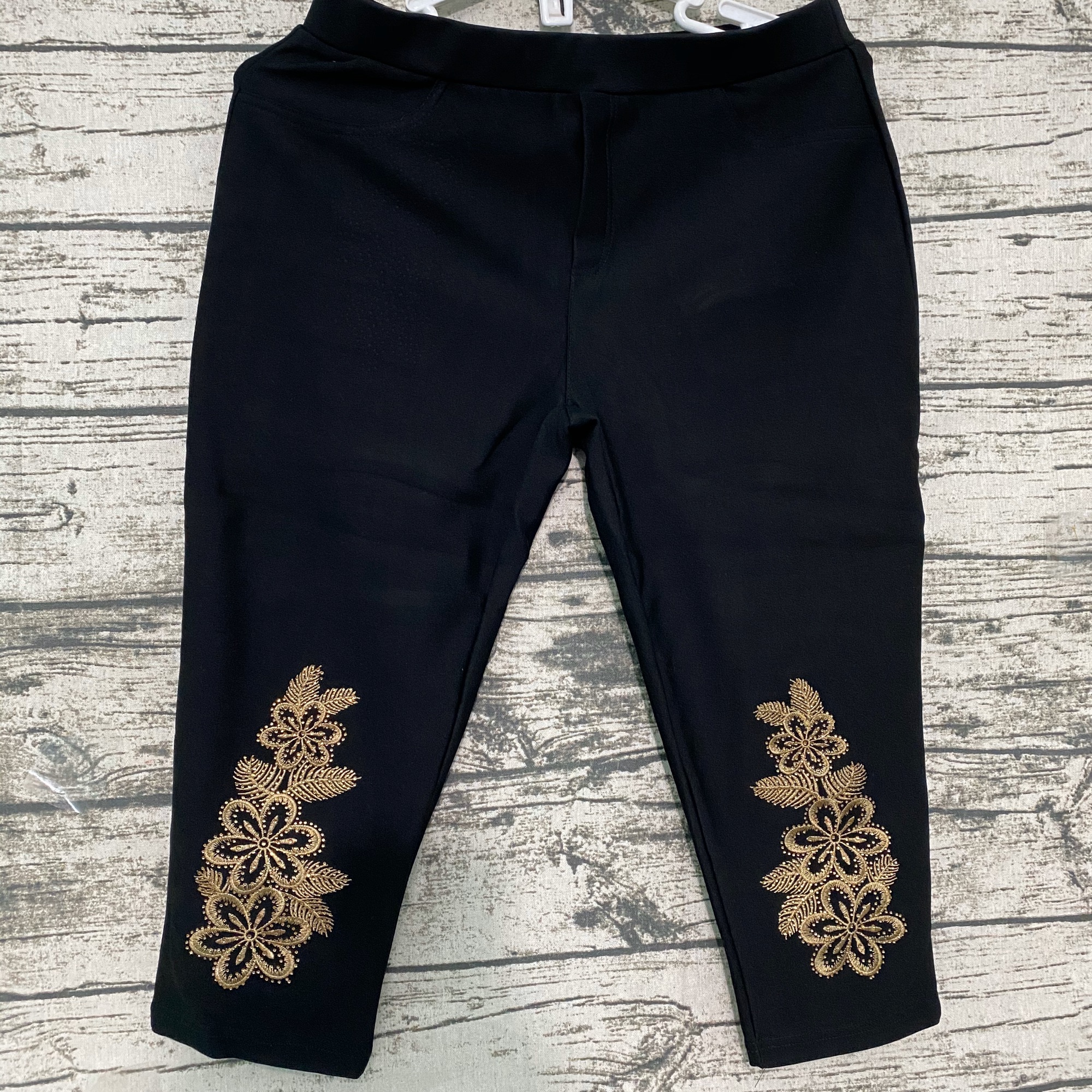 Quần lửng ka ki thun thiêu