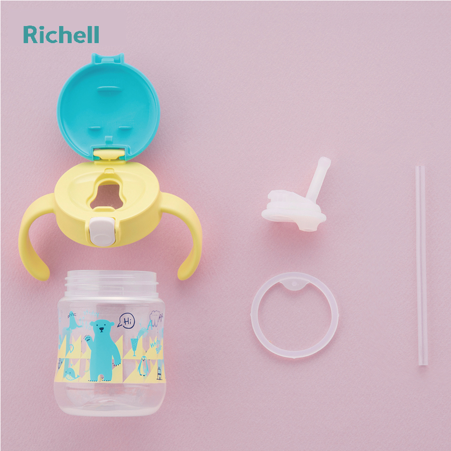 CỐC ỐNG HÚT T.L.I RICHELL (VÀNG)