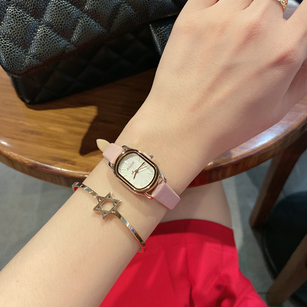 Đồng hồ nữ JA-1112 Julius Hàn Quốc dây da