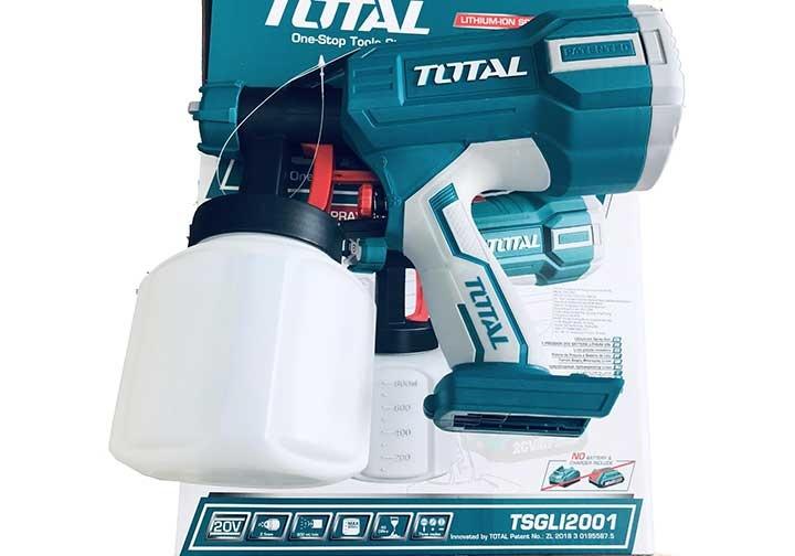 Dụng cụ phun sơn dùng pin Li-ion Total - TSGLI2001 (KHÔNG KÈM THEO PIN VÀ CỤC SẠC)