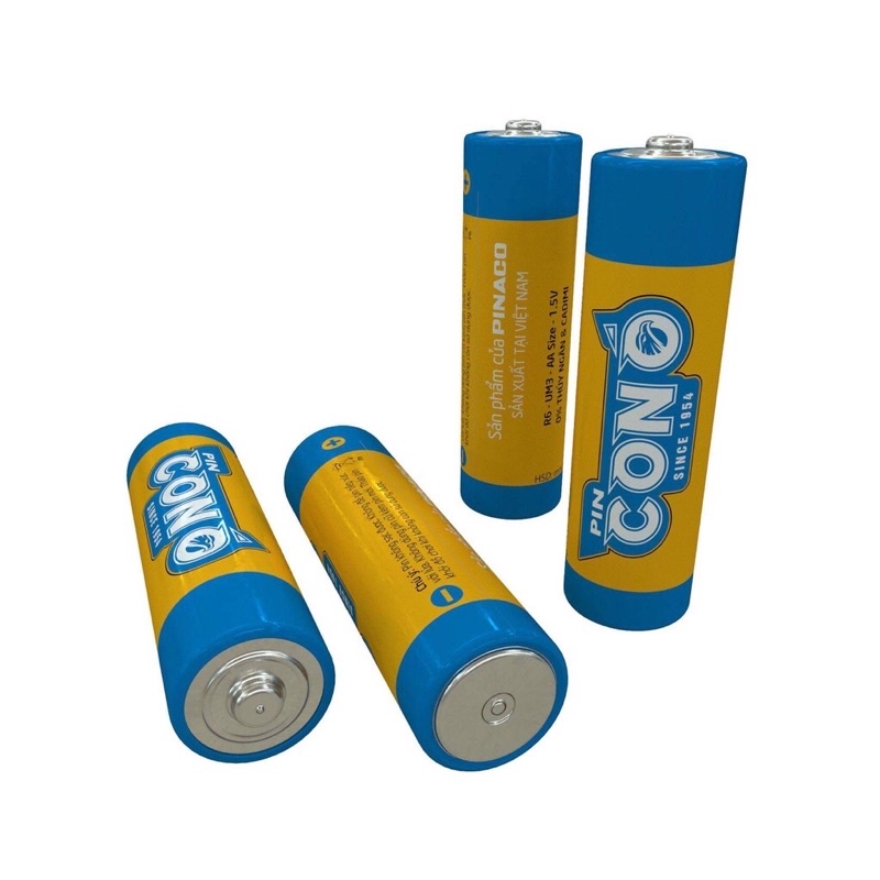 Vỉ 4 pin tiểu aa con ó pinaco 1.5v mẫu mới