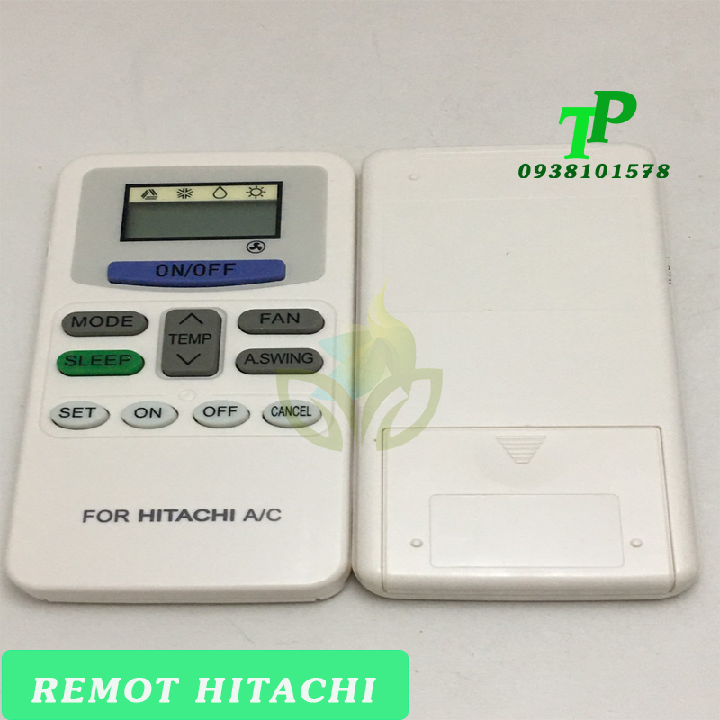 Điều Khiển, Remote Máy Lạnh Điều Hòa Hitachi (Tặng Kèm Pin)