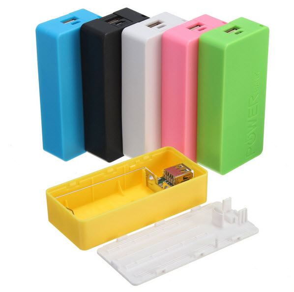 Box sạc dự phòng 2 cell vỏ nhựa (KHÔNG KÈM PIN)