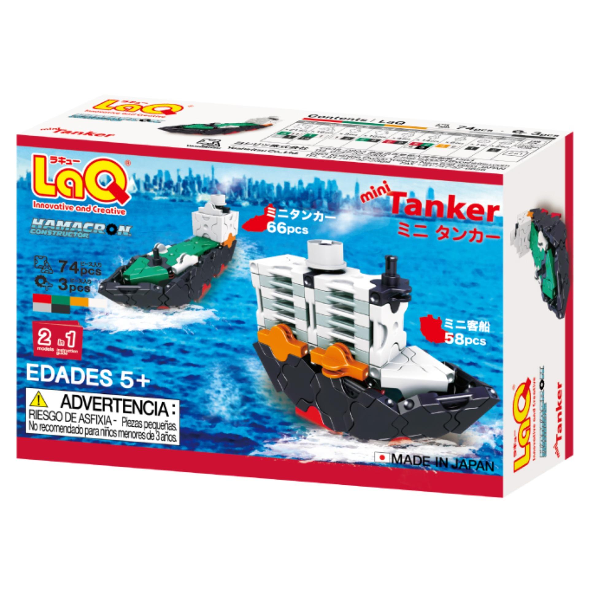 [HCM]Bộ lắp ráp LaQ Hamacron Constructor MINI TANKER (Phương tiện vận chuyển - Tàu chở dầu)