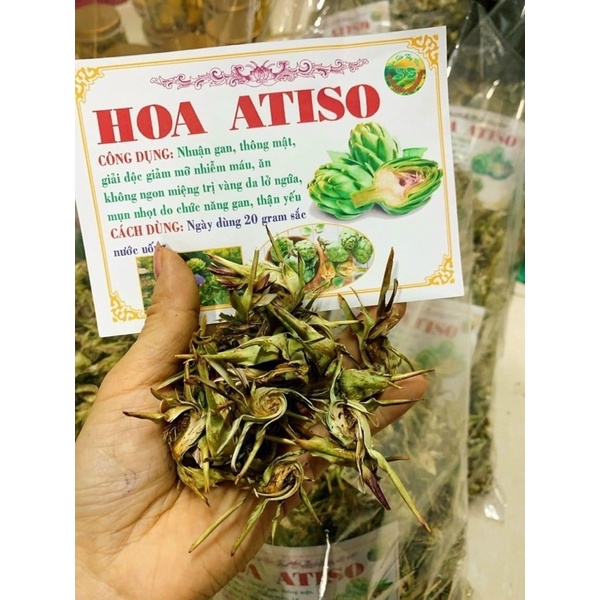 Bông Atiso khô Sapa mát gan giải độc