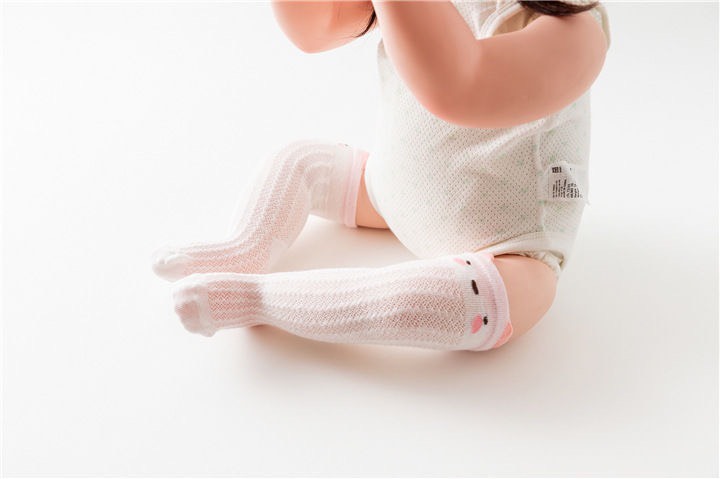 Tất lưới hè - thu cao cổ chống muỗi cho bé