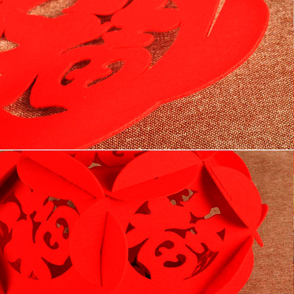 Lồng đèn may mắn 3D phong cách Trung Hoa