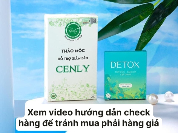 Trà Giảm Cân CENLY 30 VIÊN TẶNG KÈM DETOX -Giảm cân an toàn ,hiệu quả hàng chính hãng kèm video check
