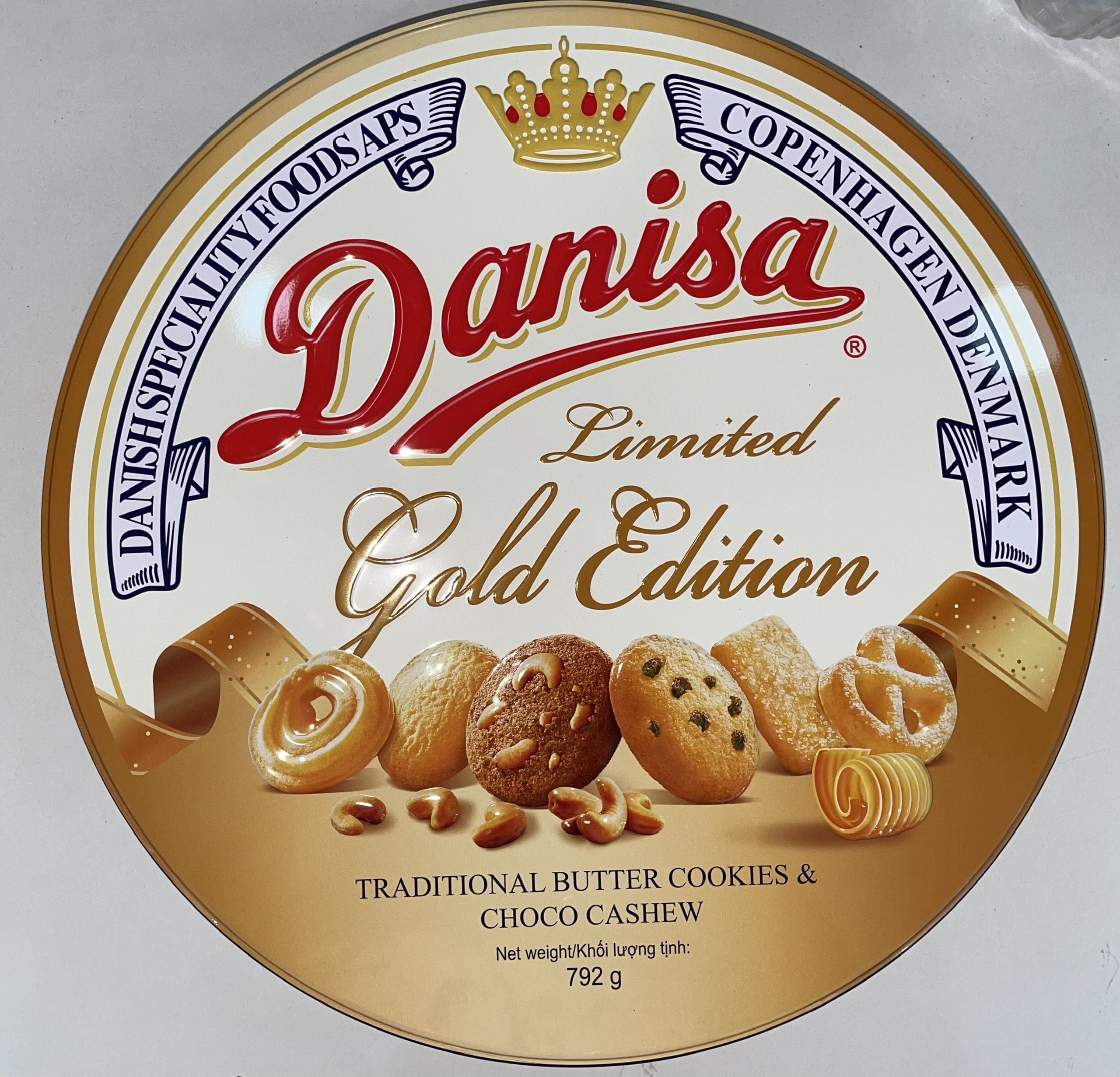 Bánh Quy Bơ Danisa Limited Gold Edition (Hộp 792g)