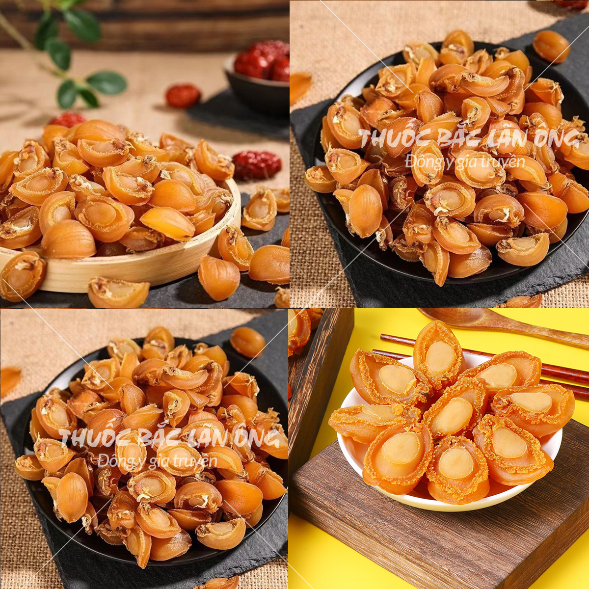Nhân bào ngư khô Nha Trang 100g (Loại 1, nấu súp, hầm canh bổ dưỡng)