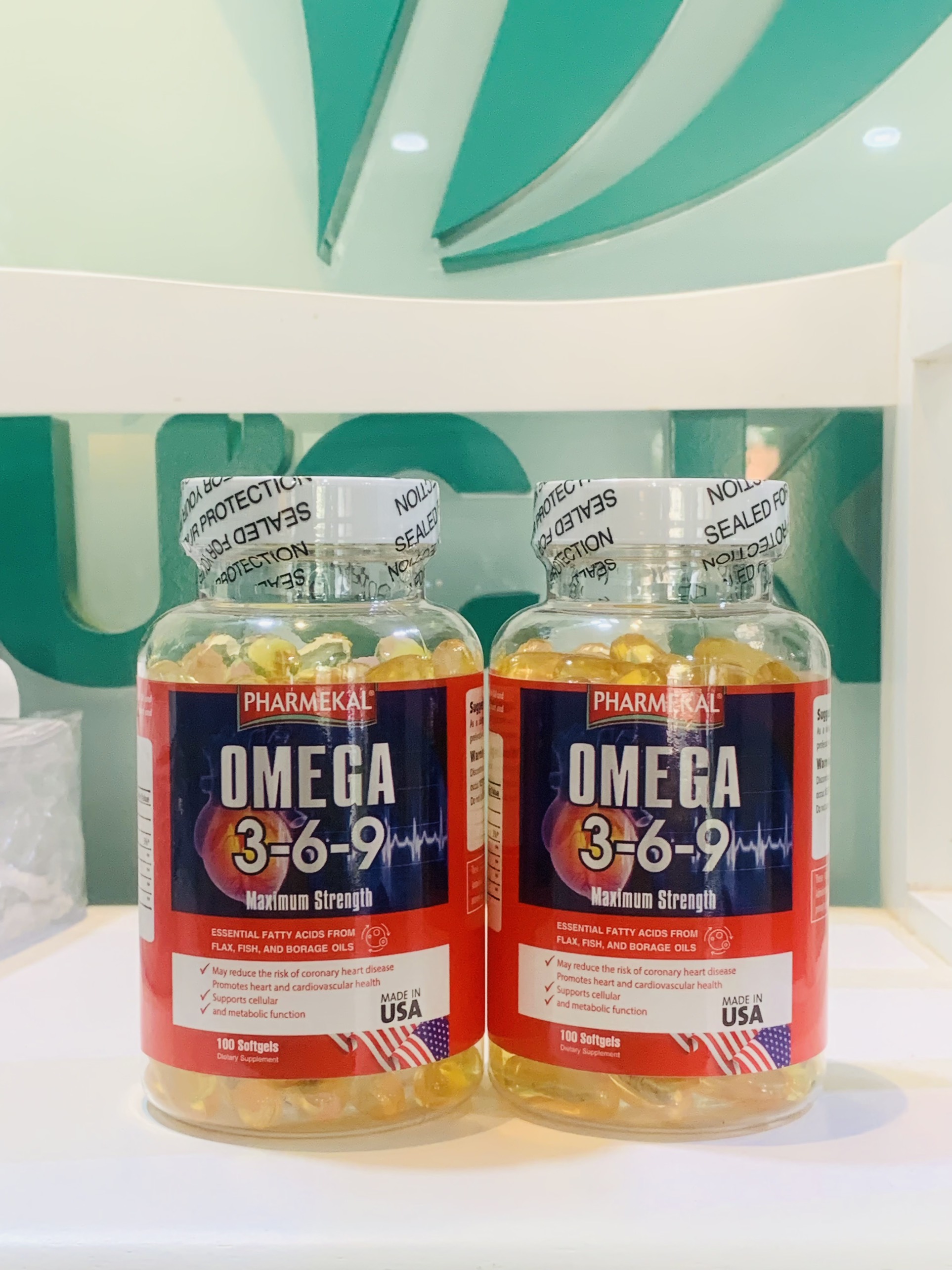 Viên Uống Dầu Cá Omega 369 Đỏ Pharmekal