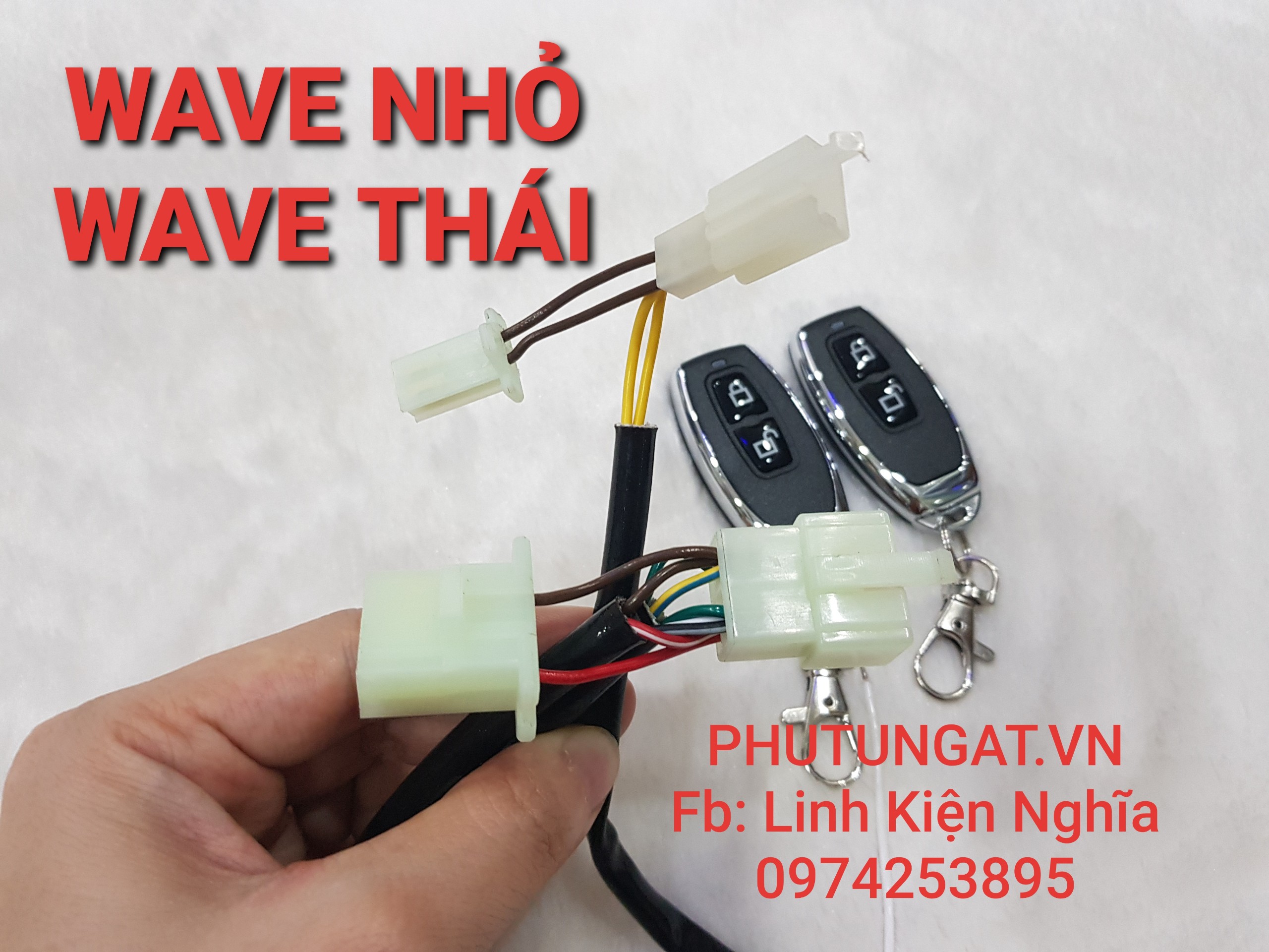 Bộ Tắt Mở Máy và Đề Từ Xa xe Wave Thái WAve Nhỏ