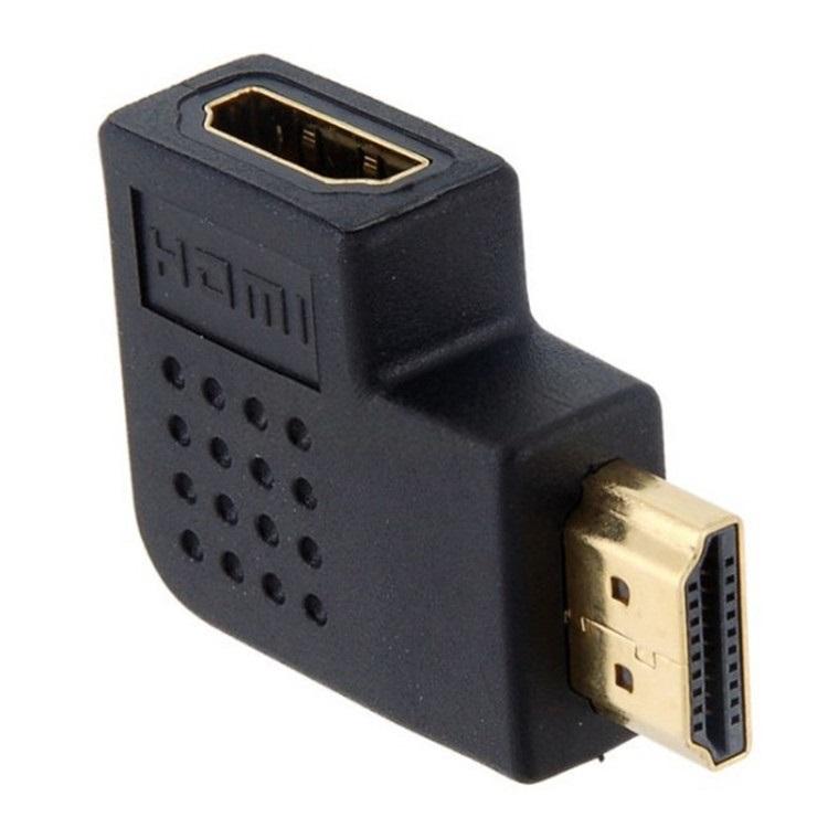 Đầu nối HDMI 2 đầu đực - cái cong 90 độ