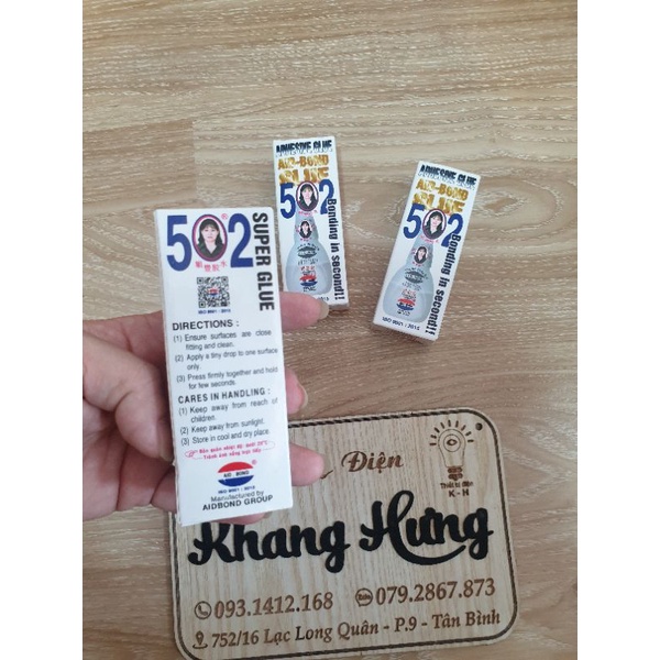 Keo 502 Thuận Phong, keo dán sắt