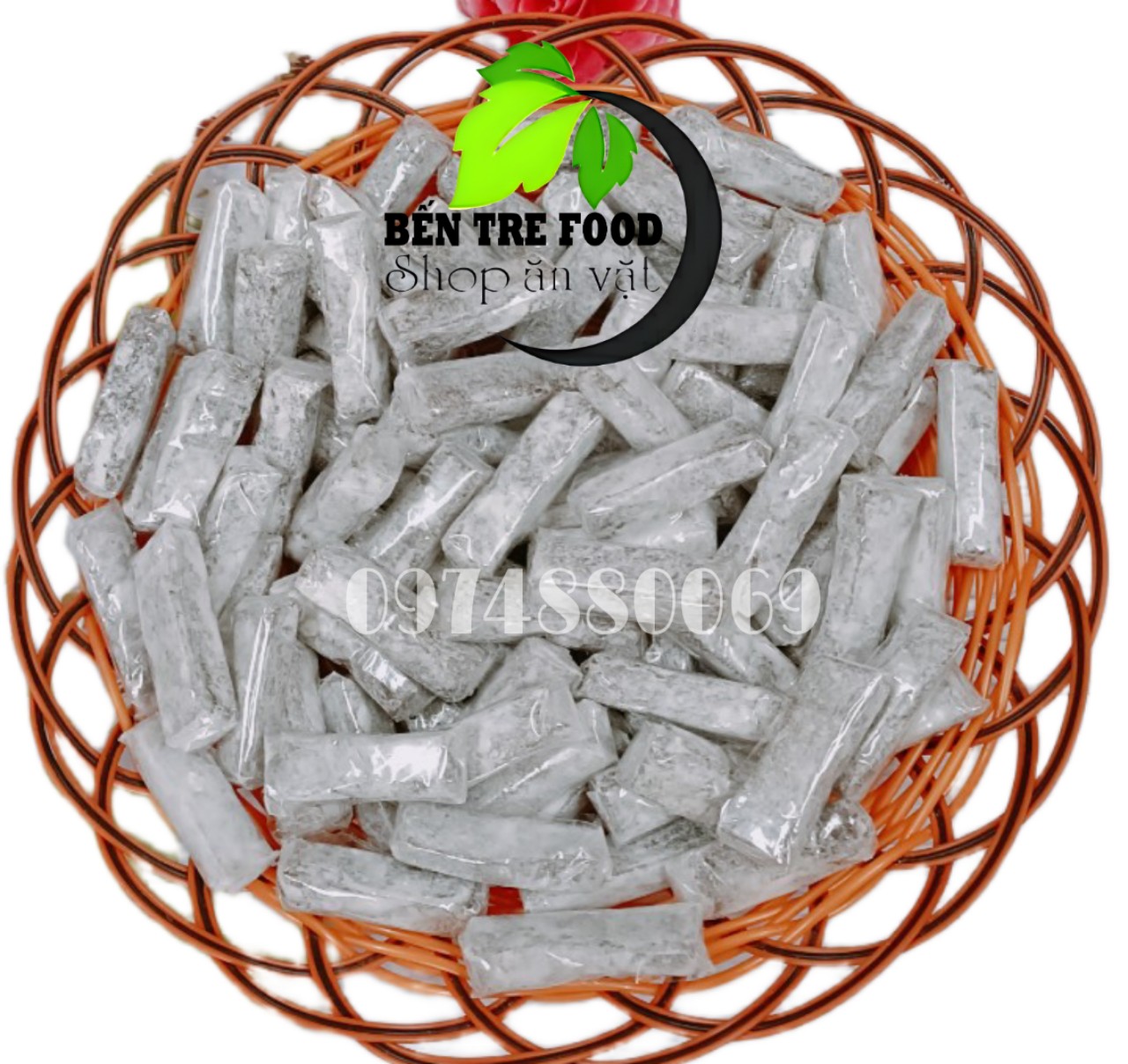 (FREESHIP) 1Kg Kẹo gừng dẻo phấn ít ngọt Bến Tre