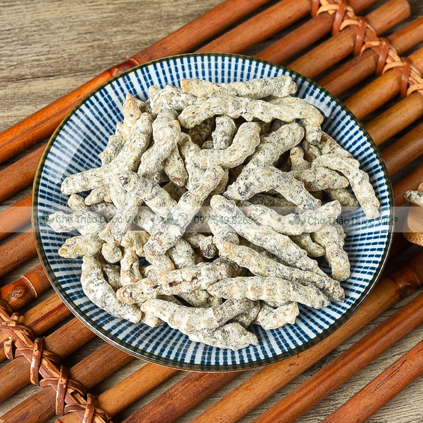 Bạch cương tằm 100g, tằm vôi khô, trắng, nguyên con - Chợ Thảo Dược Việt