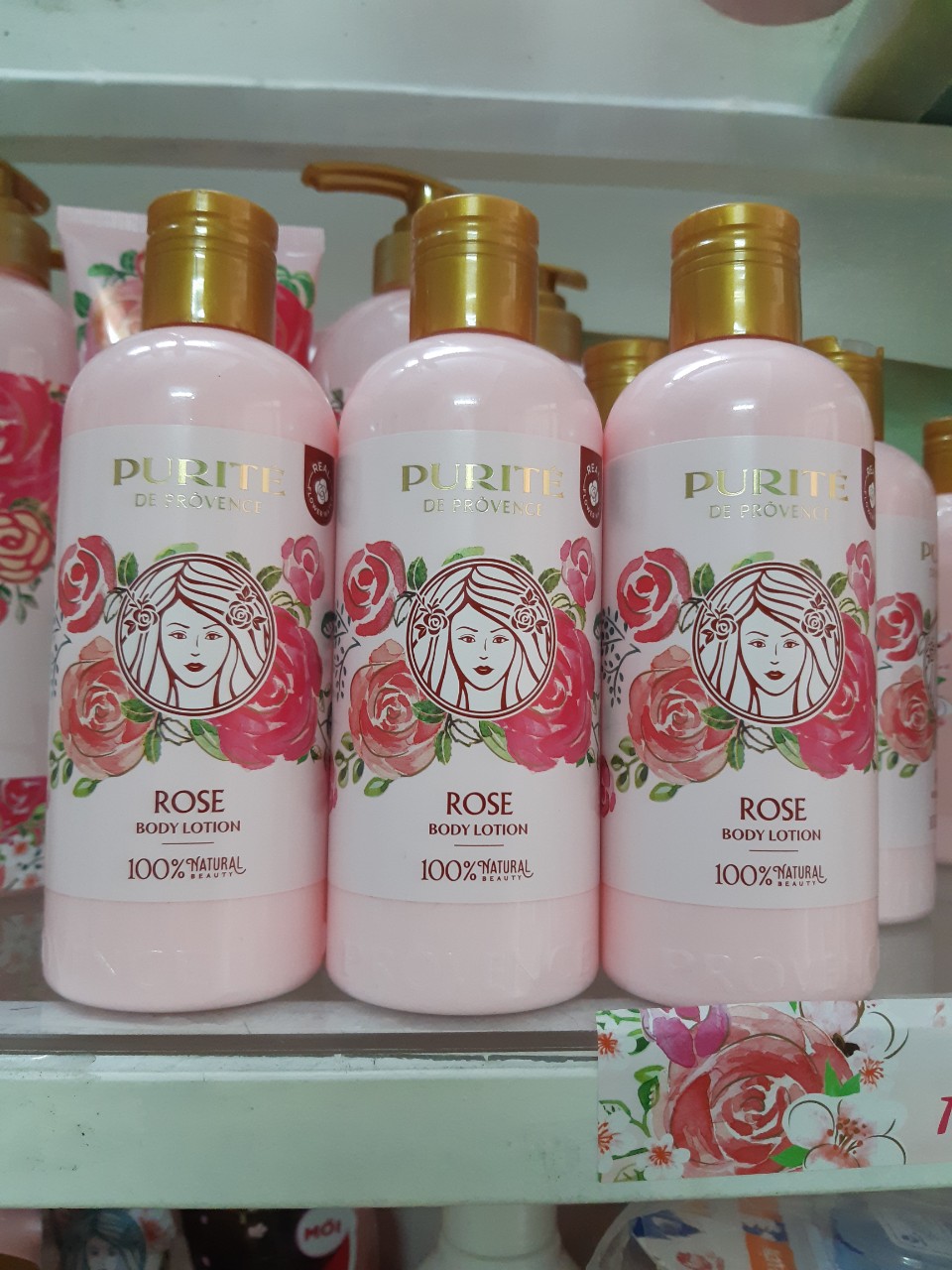 Sữa Dưỡng Thể Mềm Mịn Hoa Hồng Purité