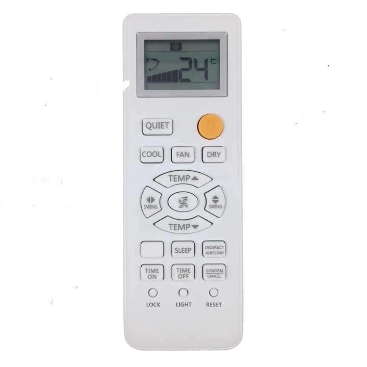 Remote điều khiển điều hòa máy lạnh AQUA nút vàng