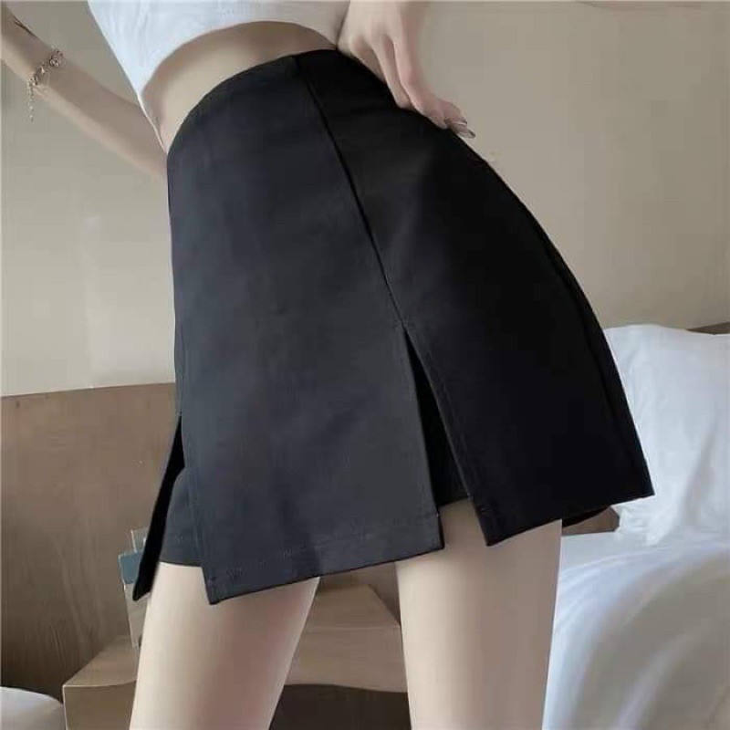 Chân váy umi xẻ KA12