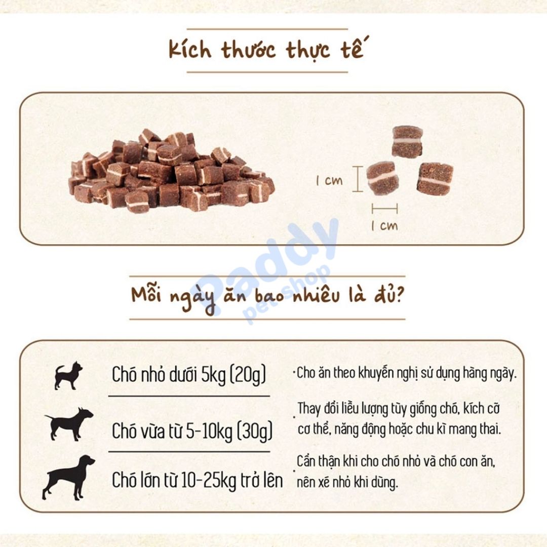 Bánh Thưởng Cho Chó Phô Mai Thịt Cừu BowWow 100g