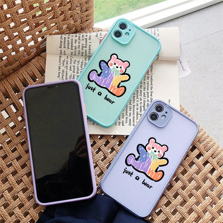 Ốp Lưng Nhám Chống Sock Va Đập Bảo Vệ Camera Just a Bear