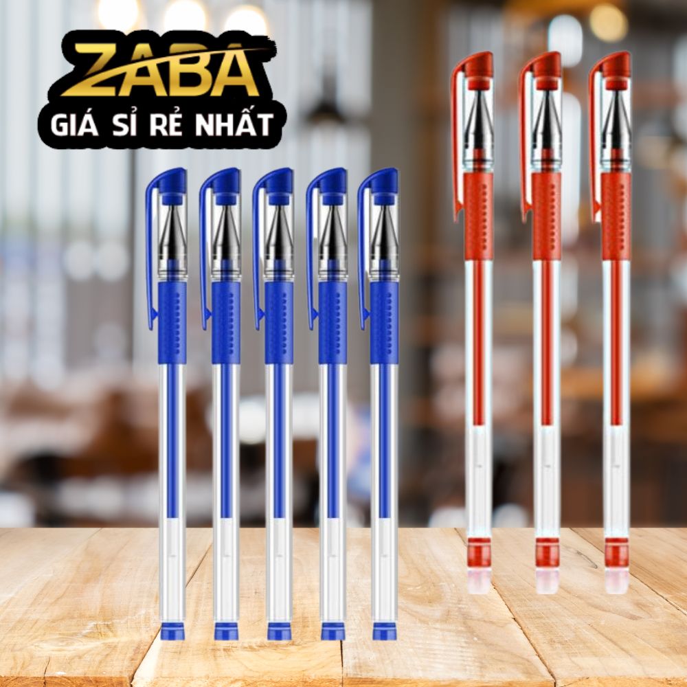 Bút nước bút gel Xanh Đỏ Zaba