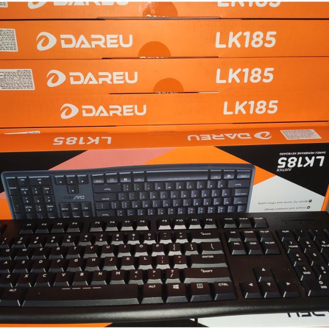 Bàn phím Dareu LK185 full size USB black ( Bảo hành chính hãng 12 tháng )