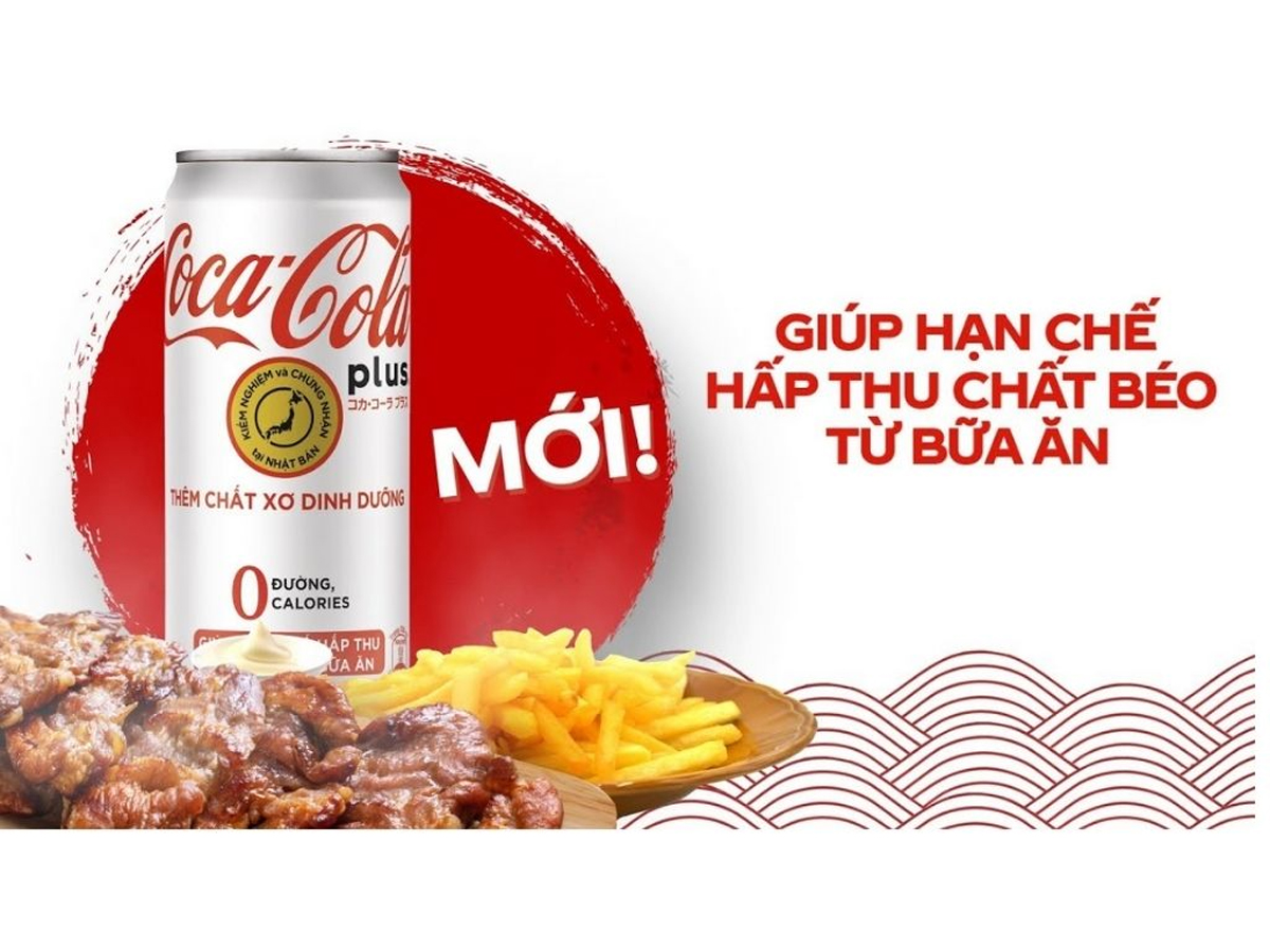 LỐC 6 LON NƯỚC GIẢI KHÁT COCA COLA PLUS 320ML