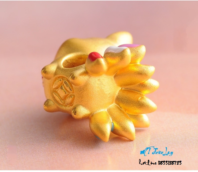 Charm Cửu vĩ hồ ly size nhỏ