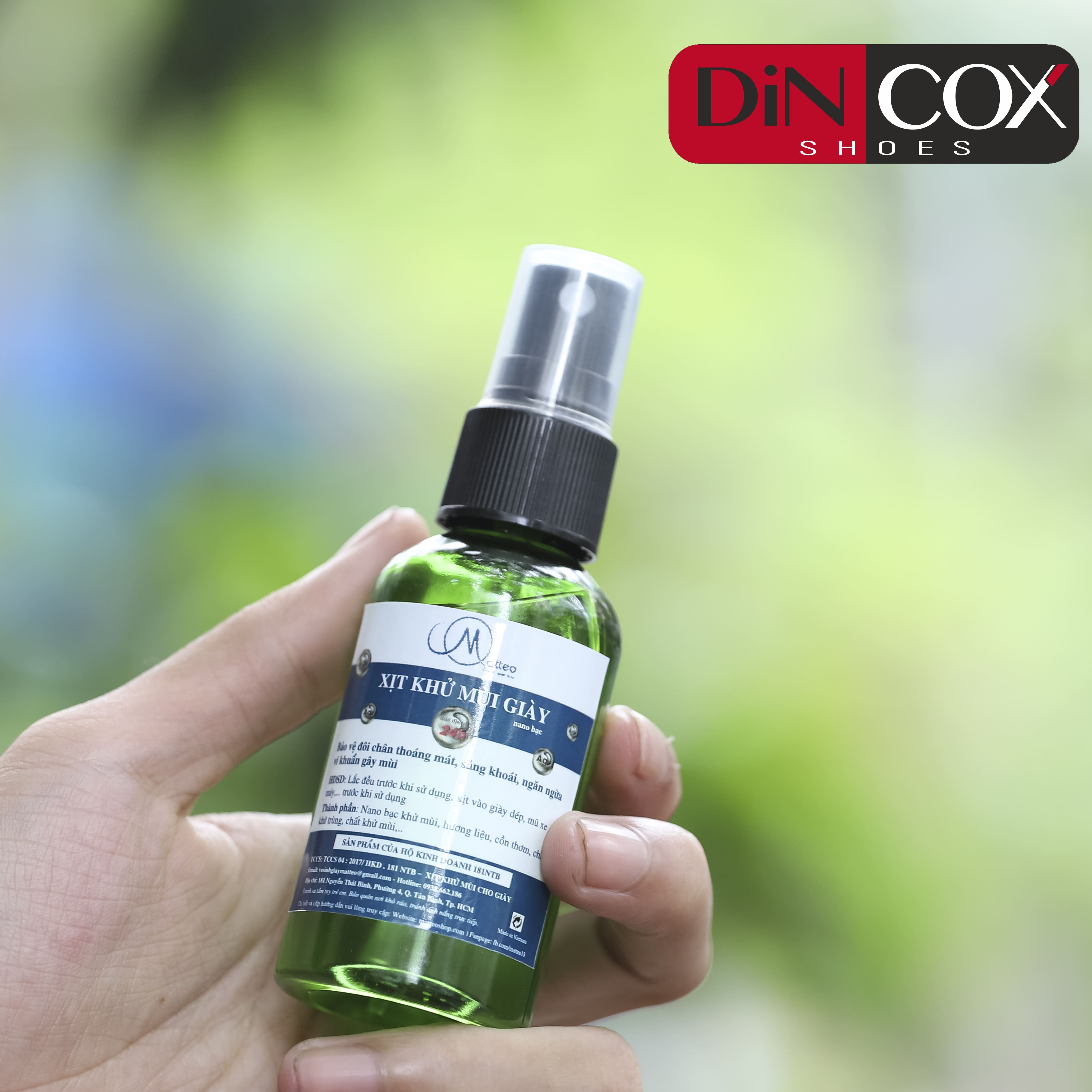 [HCM]Xịt khử mùi giày Dincox