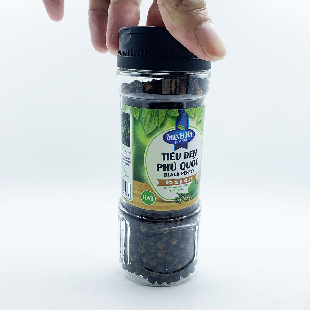 Tiêu đen Phú Quốc nguyên hạt 100 gram