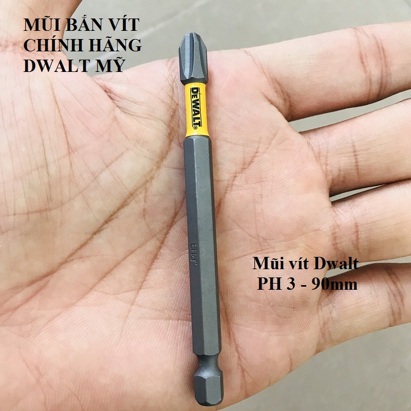Mũi Vít DeWalt Có Từ Ph3 - 90mm Nhập Mỹ