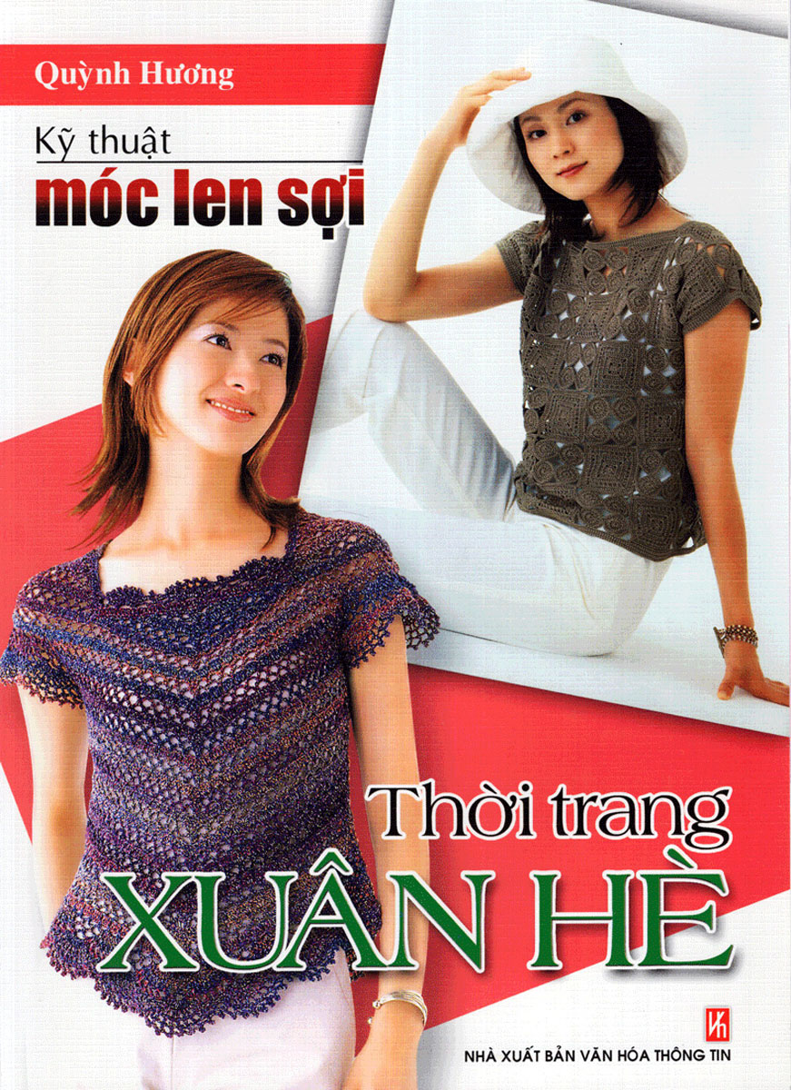 Sách - kỹ thuật móc len sợi - thời trang xuân hè - newshop