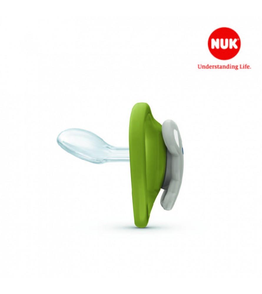 BỘ 2 TI GIẢ NUK SPACE SILICONE 6-18M