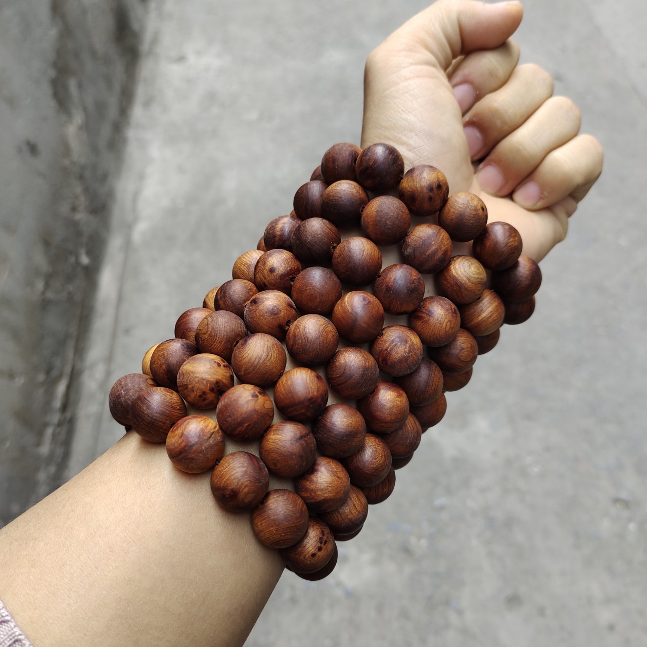 vòng tay gỗ ngọc am thơm 14ly