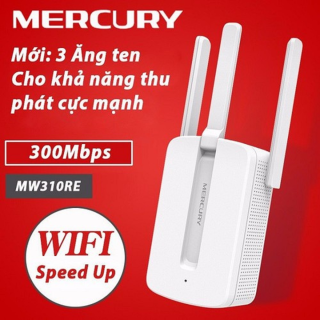Repeater wifi - Thiết bị kích sóng Wifi Mercury Repeater MW310RE 3 Anten Phiên bản mới thumbnail