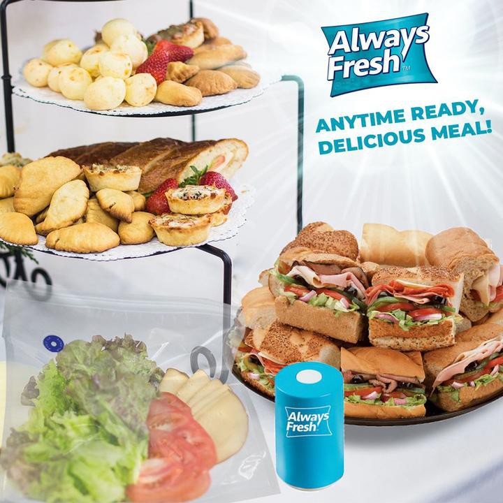 Máy hút chân không thực phẩm always fresh tặng túi