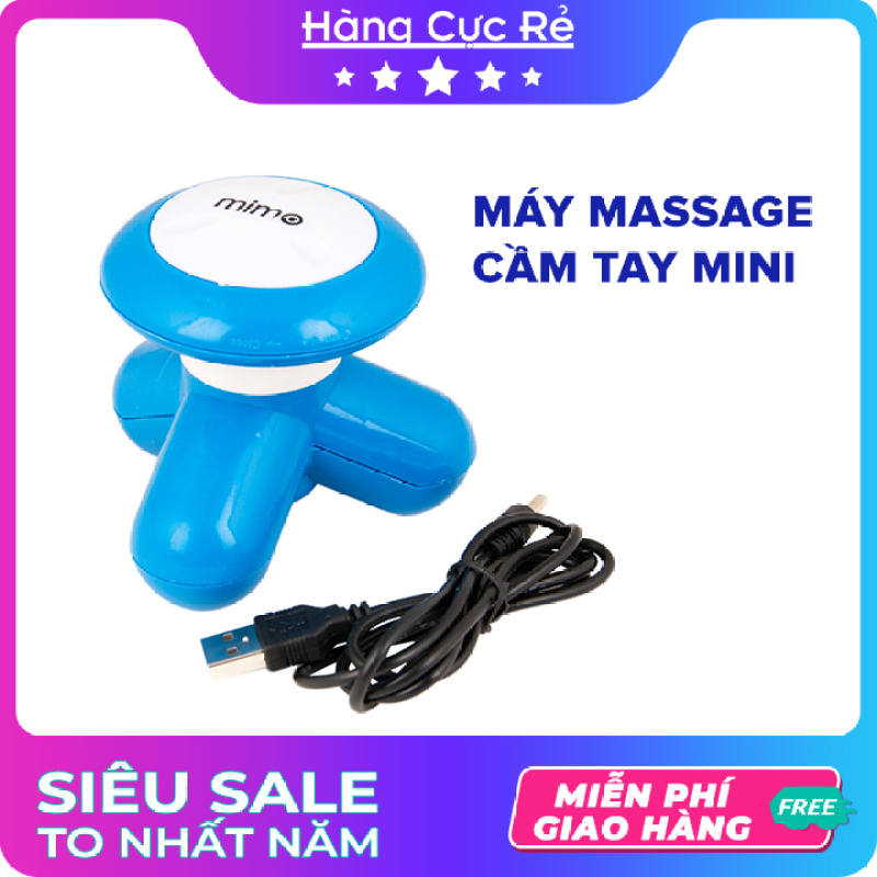 Máy massage mini cầm tay - Máy matxa bấm huyệt thư giản cổ vai gáy - Sử dụng pin tiện dụng - Shop Hàng Cực Rẻ nhập khẩu